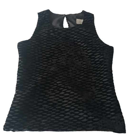 🌻4/$20 Vintage Velvet Sheer Patterned Tradition Tank Size Small Made In Canada - Picture 3 of 9